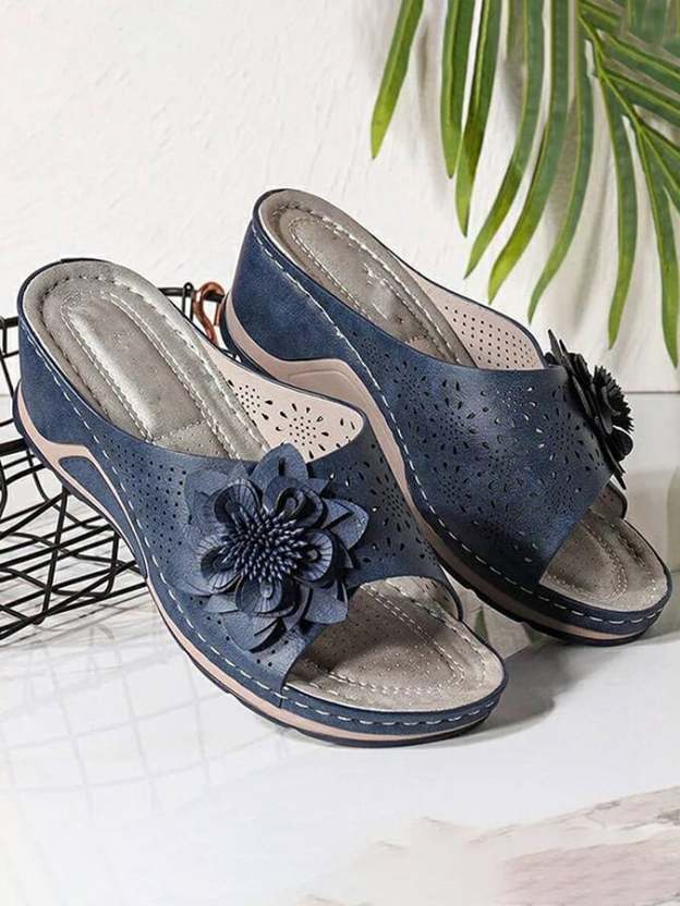 ✝️Buy 3 Get 10% Off✝️Women's Flower Hollow Fish Mouth Slippers