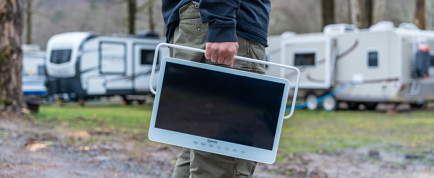 portable tv,handheld tv,rechargeable tv,small smart tv,battery powered tv