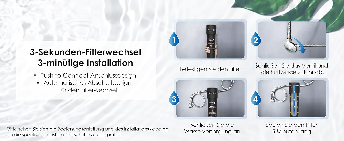 untertisch wasserfilter