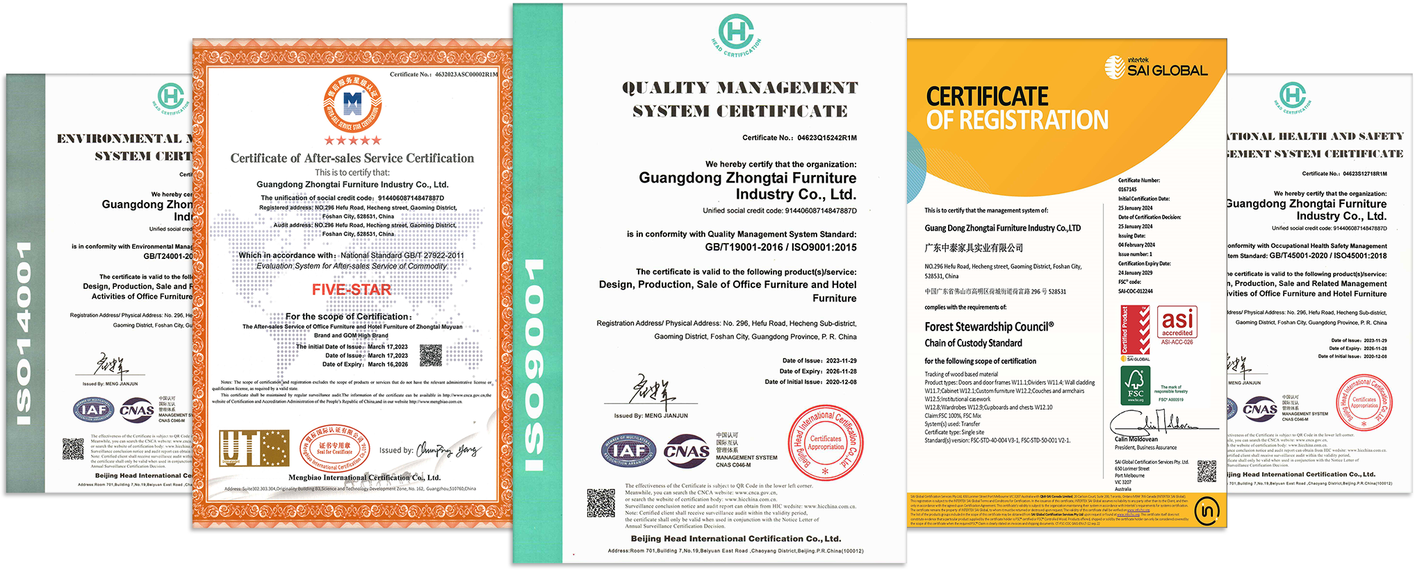 Qualification Certificate