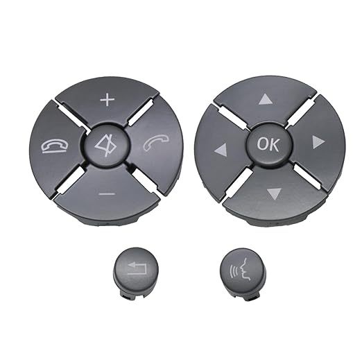 Steering Wheel Button - Switch Control Buttons for Mercedes Benz S CL Class W221 W216 S300 S320 S400 S450.Waterproof Rust Proof Steering Wheel Radio Control Switch Buttons (Yellow)