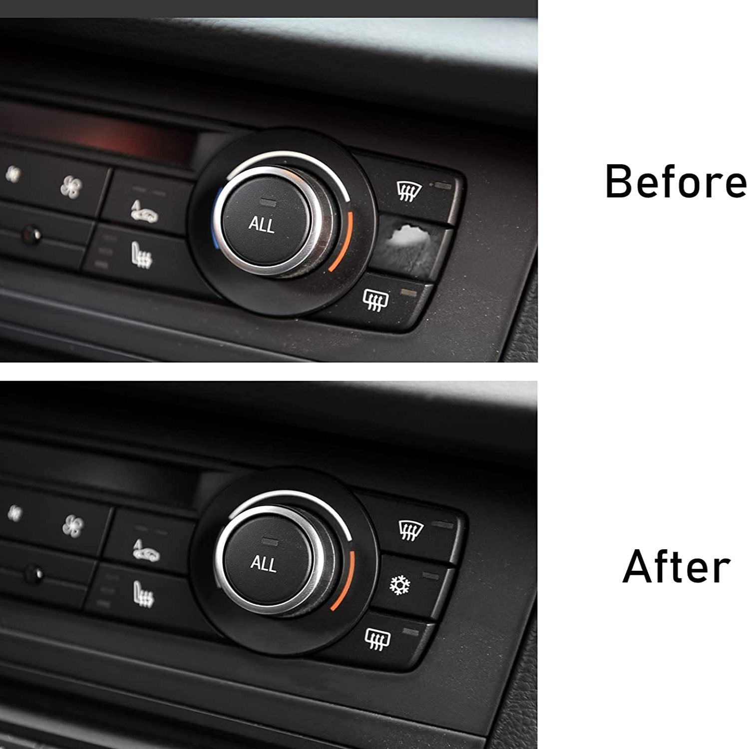 Modified For BMW 1'/3'/X1/X3/X4 Snowflake Button Covers | YDSSTORE