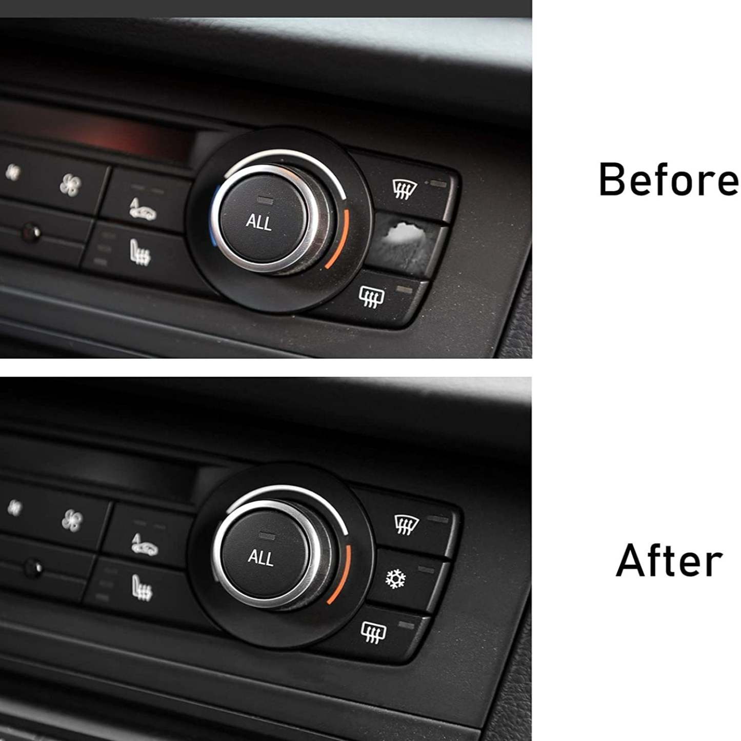 Modified For BMW 1'/3'/X1/X3/X4 Snowflake Button Covers | YDSSTORE