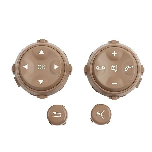 Steering Wheel Button - Switch Control Buttons for Mercedes Benz S CL Class W221 W216 S300 S320 S400 S450.Waterproof Rust Proof Steering Wheel Radio Control Switch Buttons (Yellow)