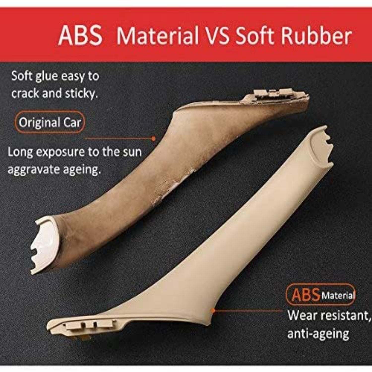 For BMW 5 Series F10/F11: Car Door Handle Kit+Window Switch Covers 7pcs | YDSSTORE