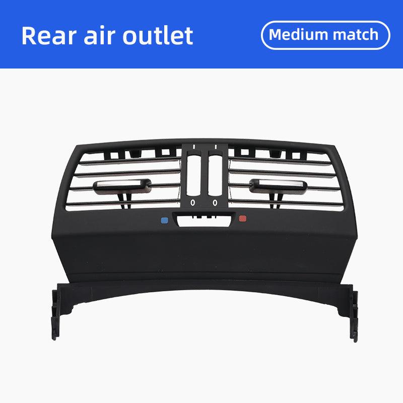 Front Row Wind Left Center Right Air Conditioning Vent Grill Outlet Panel With Chrome Plate For BMW X5 X6 E70 E71 2008-2013-autoydsstore