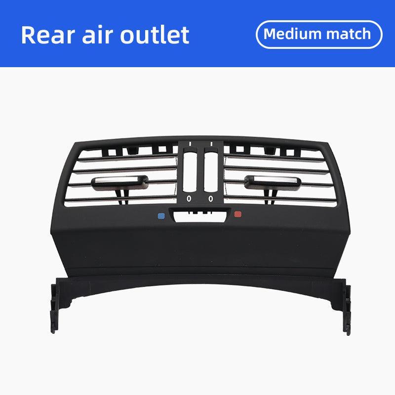 Front Row Wind Left Center Right Air Conditioning Vent Grill Outlet Panel With Chrome Plate For BMW X5 X6 E70 E71 2008-2013-autoydsstore