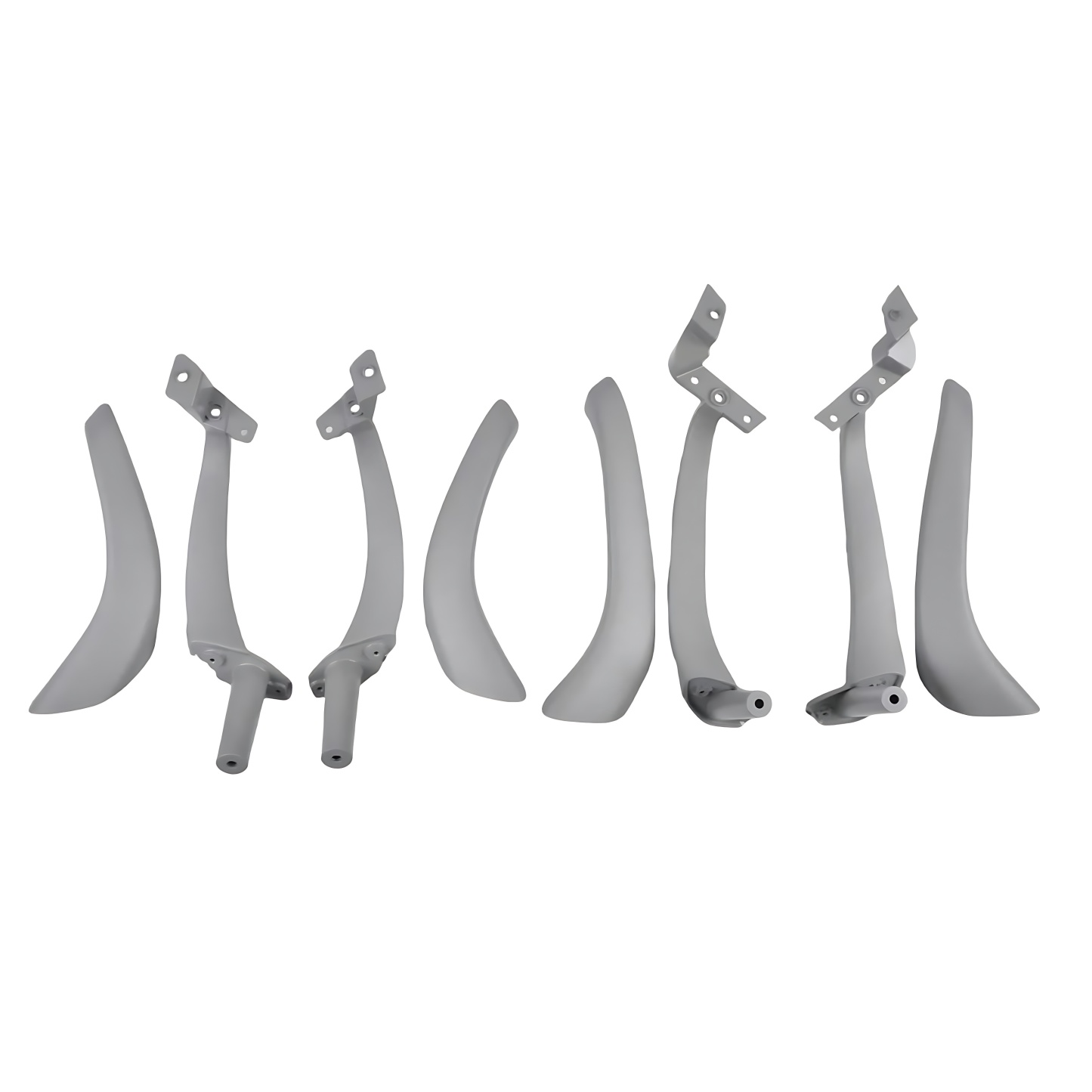 Car Interior Door Handle Cover Parts Kit Mount For 1998-2003 Benz S-Class W220