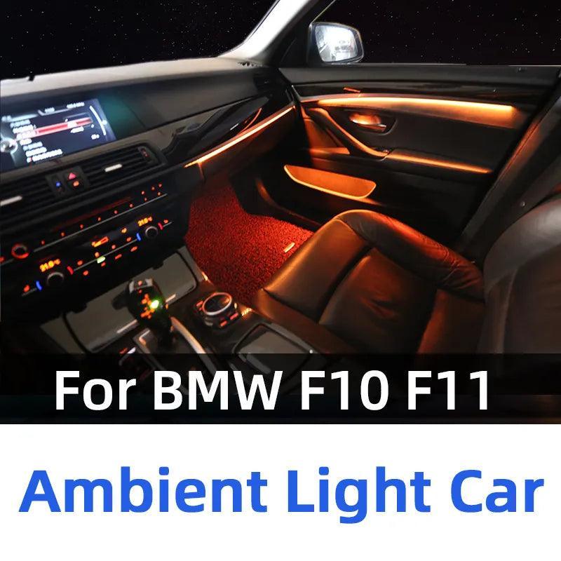 For Bmw F10 Led Light Car Accessories Interior Decorative Lights Rgb Auto Acessories Lighting Neon Strip Decorations Vehicles-autoydsstore