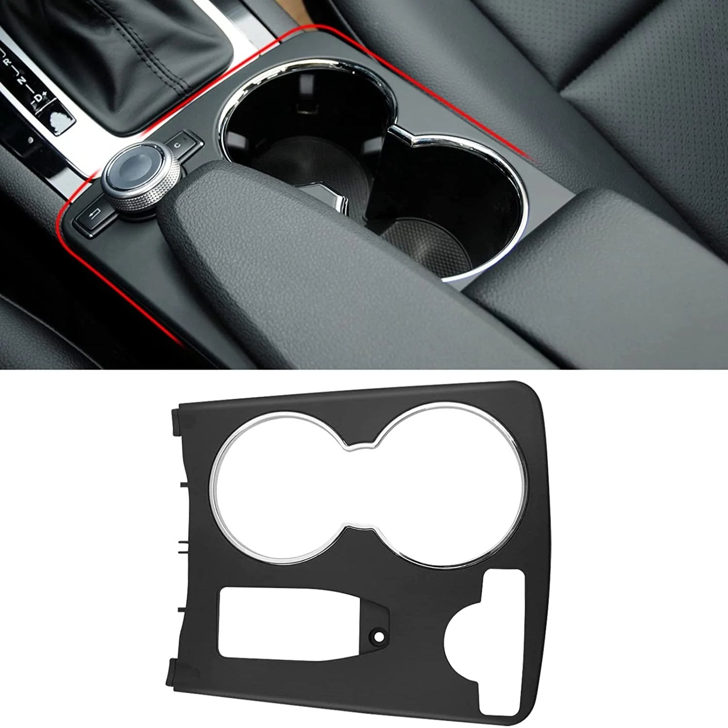 Upgraded For Mercedes Benz Cup Holder Trim Cover | YDSSTORE
