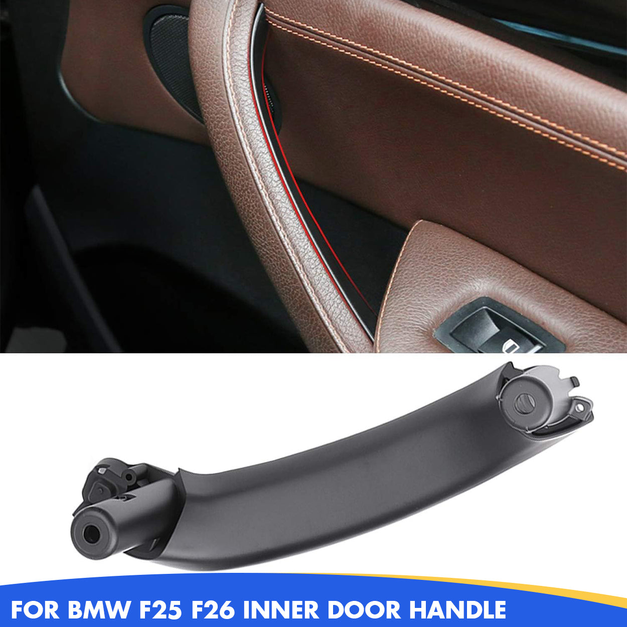 YDSSTORE  Compatible with BMW X3 F25/X4 F26 Door Handle. Upgraded Inner Door Pull Handle Replacement for X3 2010-2016. X4 2014-2017-autoydsstore