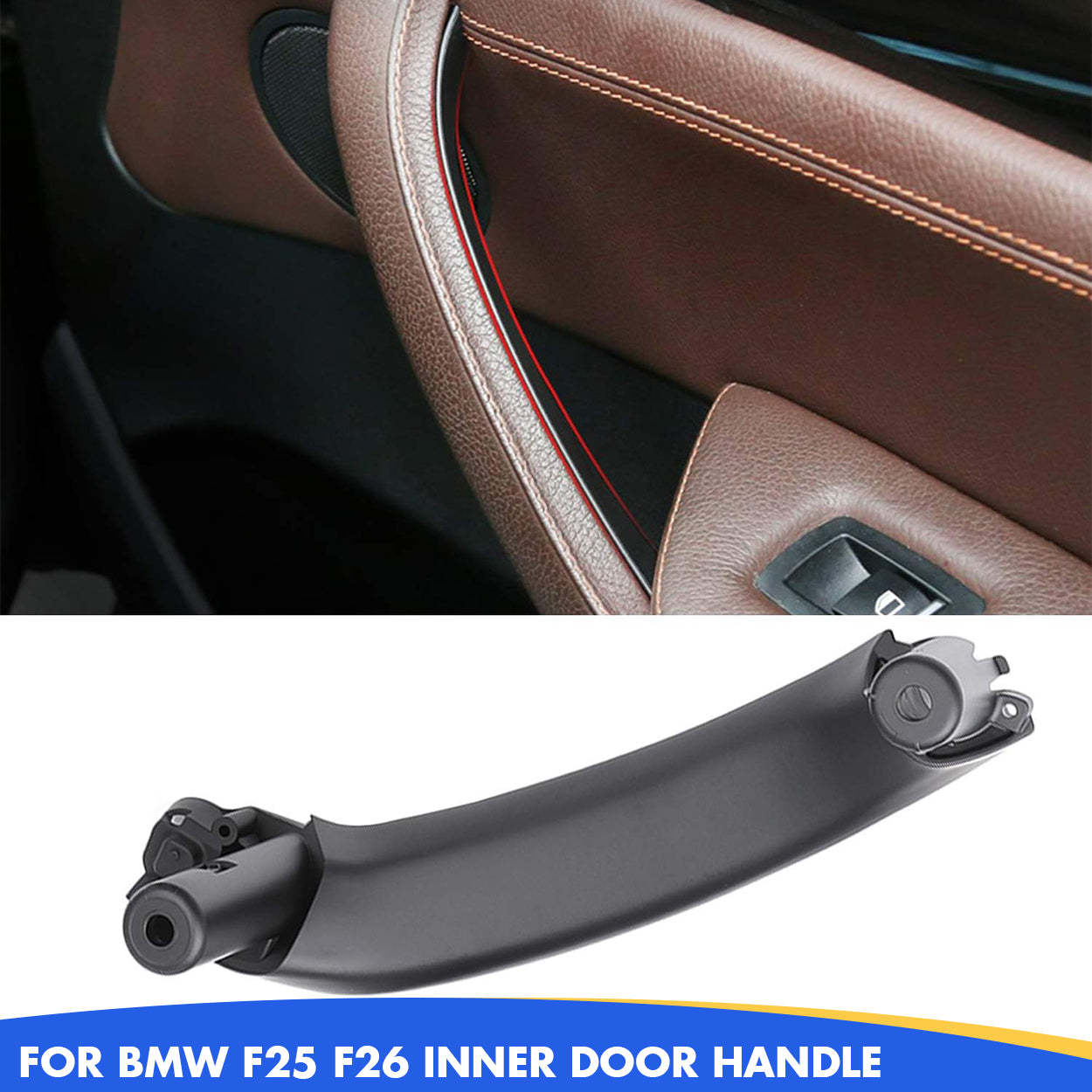 YDSSTORE  Compatible with BMW X3 F25/X4 F26 Door Handle. Upgraded Inner Door Pull Handle Replacement for X3 2010-2016. X4 2014-2017-autoydsstore