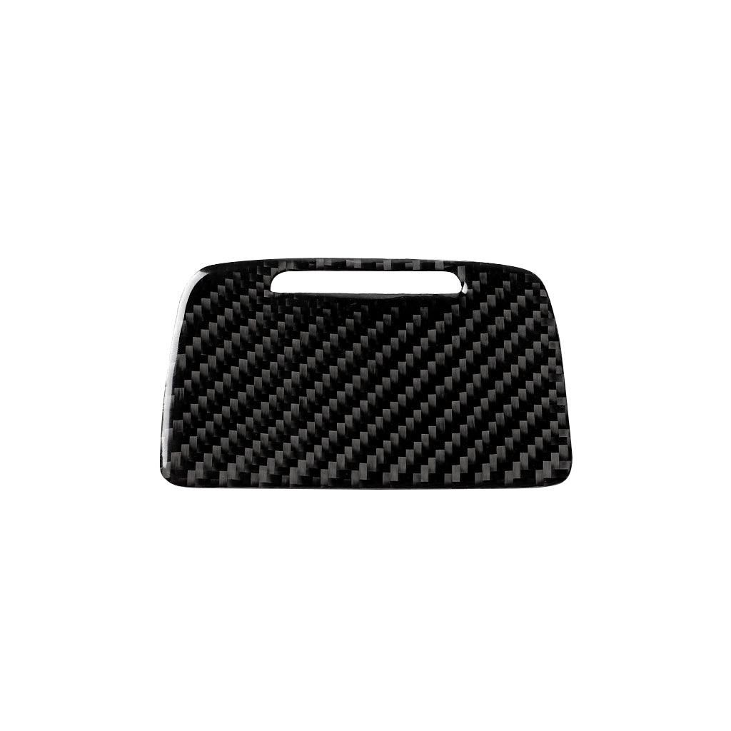 YDSSTORE Compatible Carbon Fiber Ashtray Cover Trim for BMW 5 Series F10 F11 F18 (520i. 528i. 530i. 535d. 535i. 550i) 2011-2017 ( Carbon Fiber. 1PCS)-autoydsstore