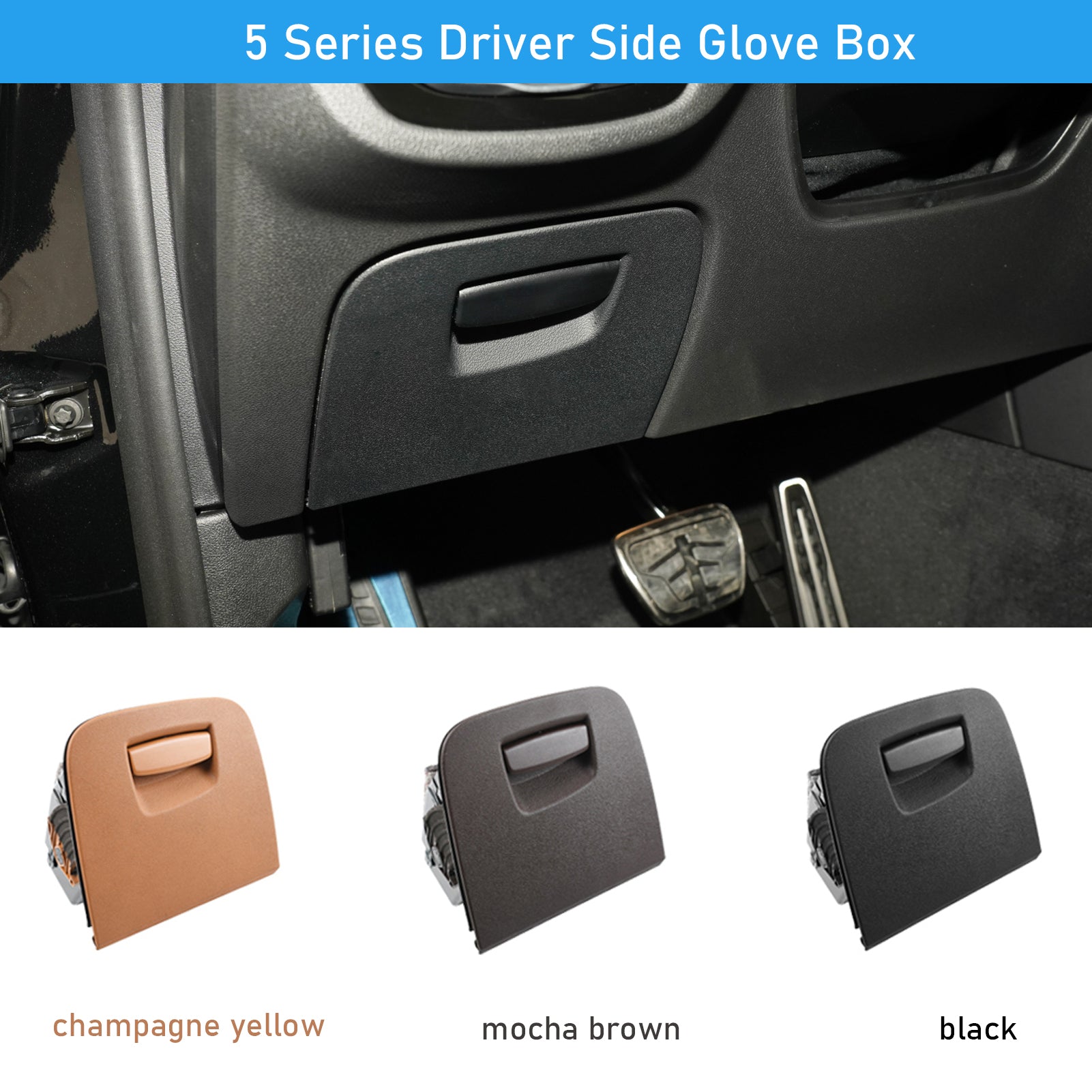 Glove Box Organizer For BMW 5 6 Series Driver Side fit 5145699929 | YDSSTORE