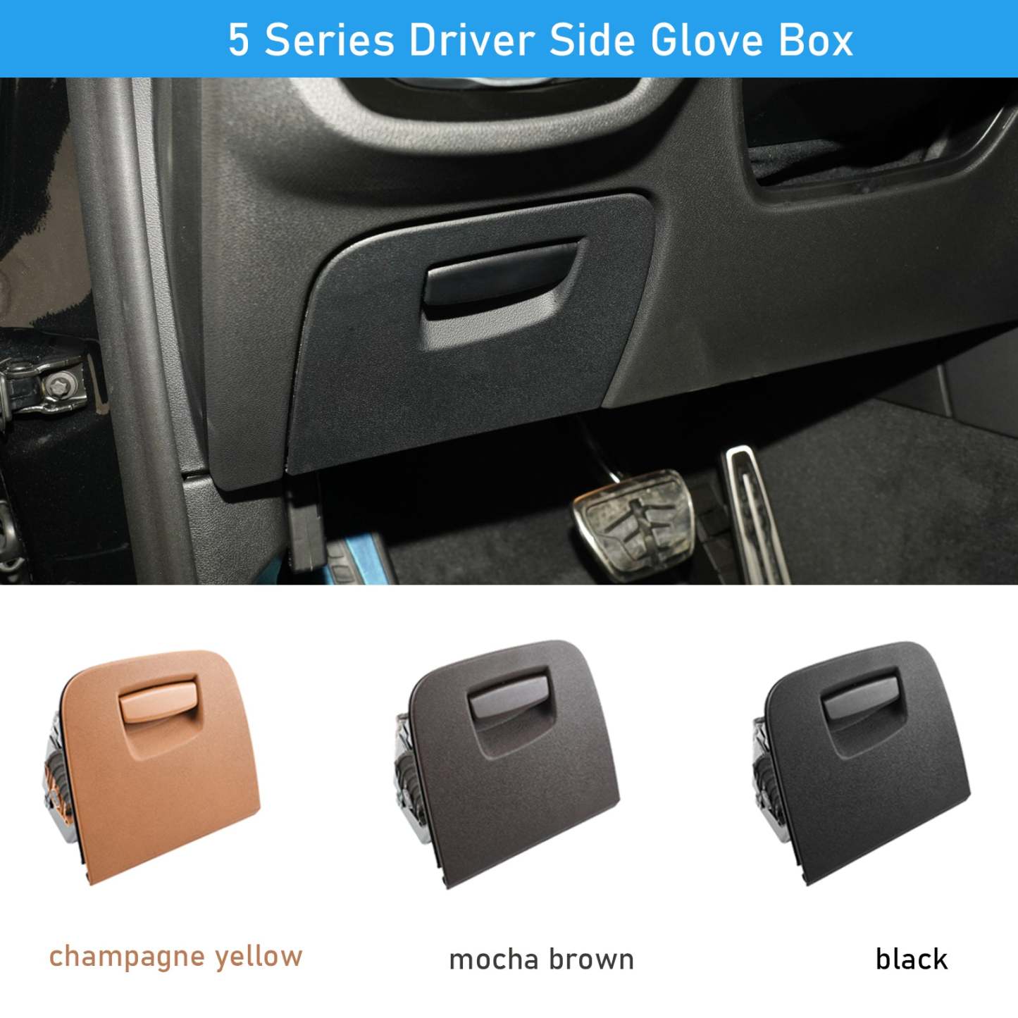 Glove Box Organizer For BMW 5 6 Series Driver Side fit 5145699929 | YDSSTORE
