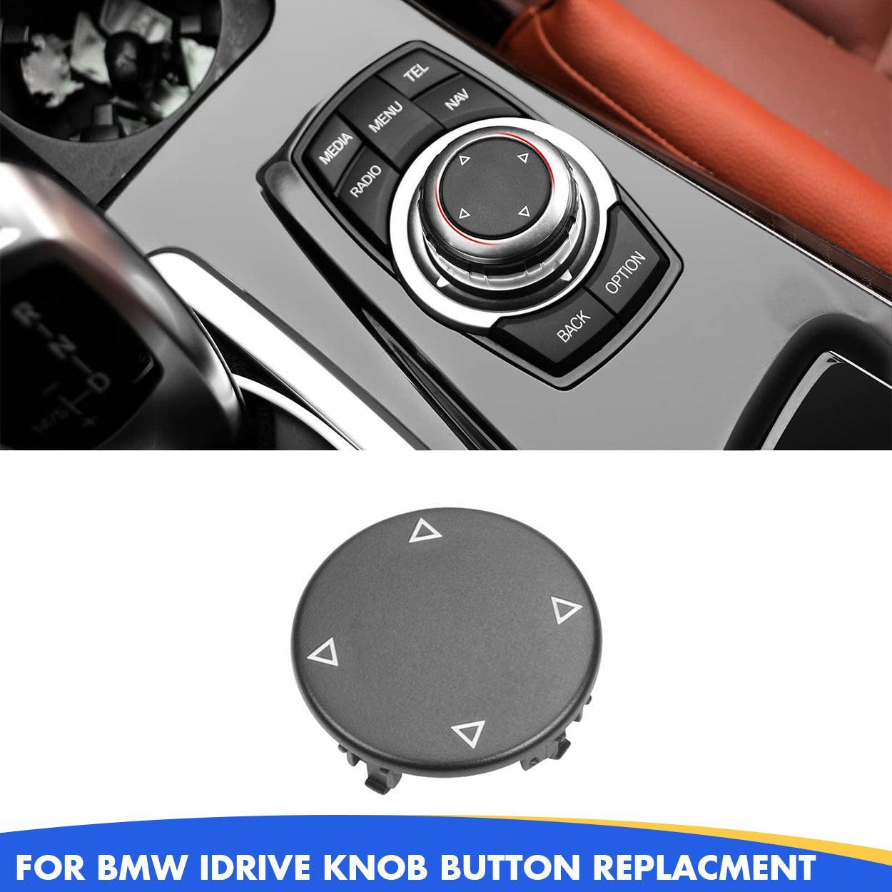 YDSSTORE  Compatible with BMW iDrive Knob Button Replacment Multimedia iDrive Control Knob Button for 1' F20 F21/3' F30 F31 F34 GT/5' F07 F10 F11/7' F01 F02 F04/X3 F25 Series-autoydsstore