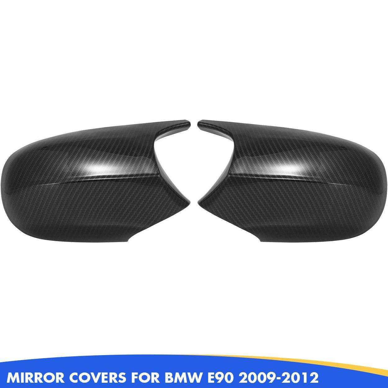 BMW E90 E91 LCI. E92 E93 LCI Carbon Fiber Pattern Rear View Mirror Covers - Durable. Sporty Look. Easy Installation-autoydsstore