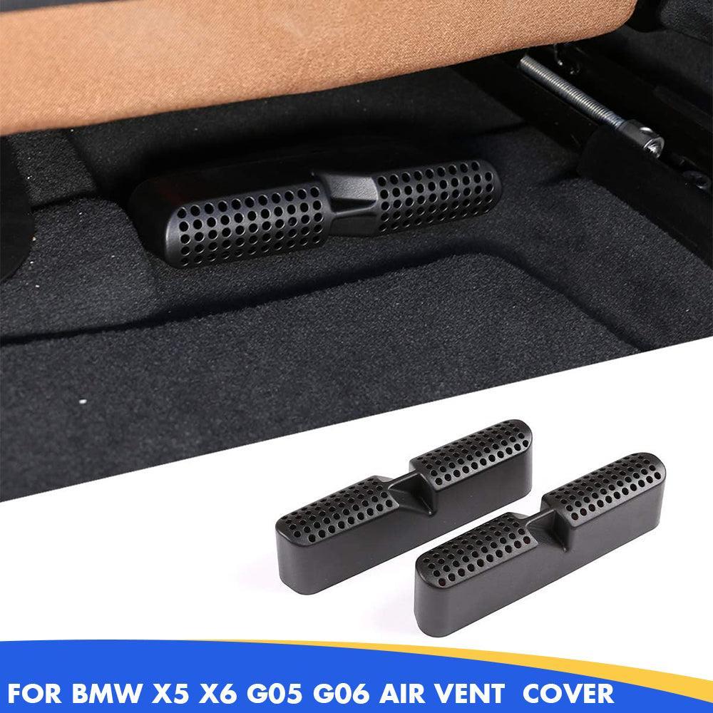 2pcs ABS Car Under Seat Air Outlet Vent Protect Cover Trim Accessories for BMW X5 G05 X6 G06 X7 G07 2019-2023-autoydsstore