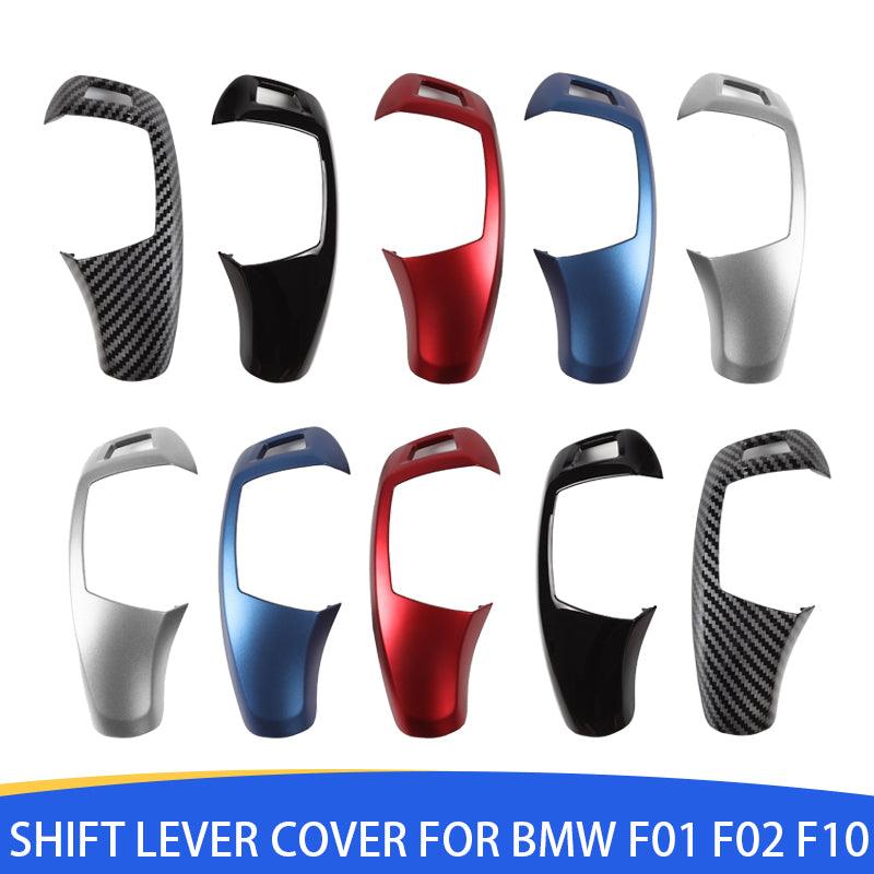 Replacement Gear Shift Cover Black For BMW 5 Series  F01 F02 F10 520i 525 530 Shifter gear knob Lever Panel Head Cover Sticker-autoydsstore