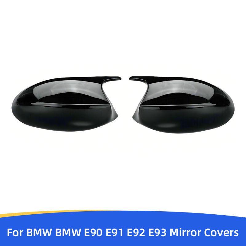 Carbon Fiber Pattern Side Mirror Cover Caps Compatible with BMW E90 E91 E92 E93 PRE-LCI M3 Style