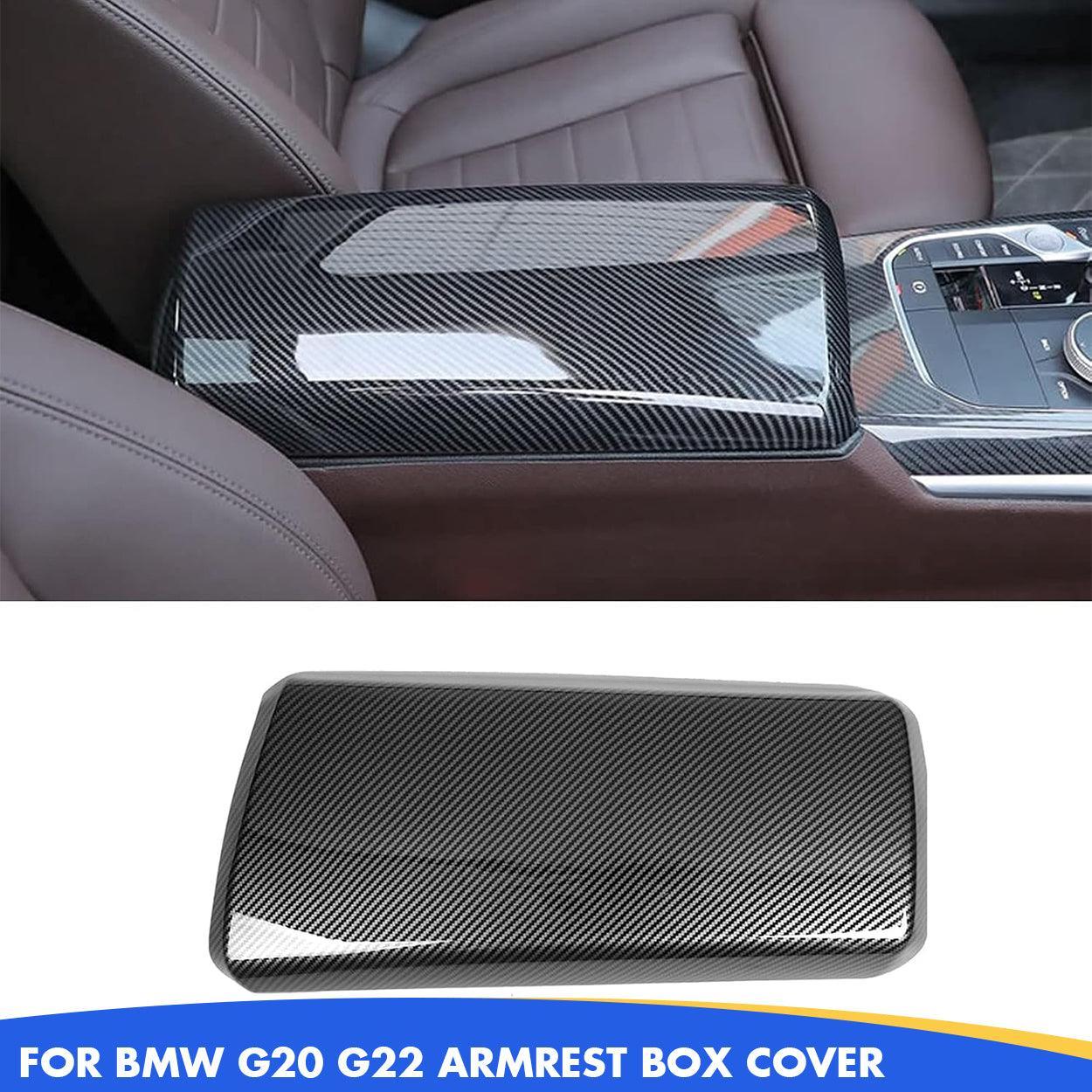 YDSSTORE Compatible with BMW Console Cover for 2019-2024 BMW 3 Series G20 (328i. 330i. 335i. 340i) & 2021-2024 BMW 4 Series G22 Center Console Cover (Not Real Carbon Fiber)-autoydsstore