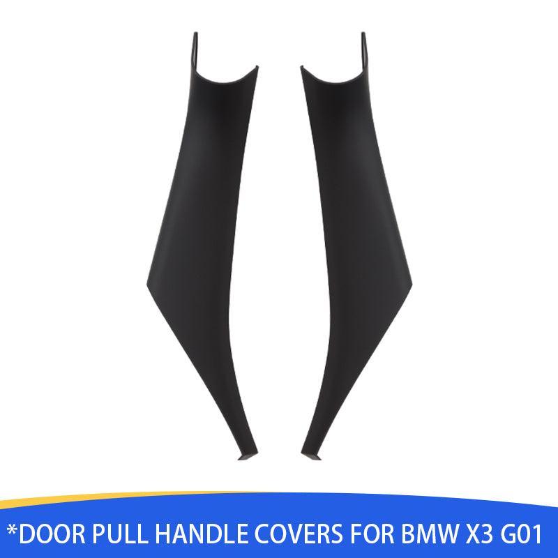 Compatible with BMW X3 G01/X4 G02 Door Handle Covers.2PCS Carbon Fiber Pattern Door Pull Handle Covers for X3 G01 2018-2022.X4 G02 2018-2022. Left/Right Door Handle Interior Door Pull Handle-autoydsstore