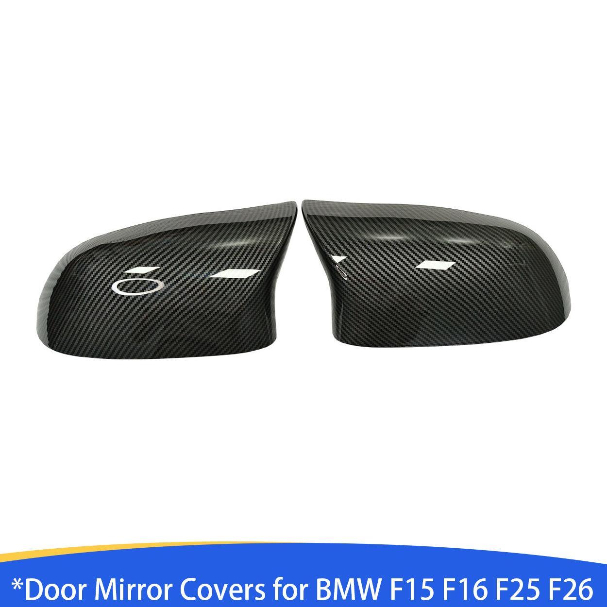 Replacement for Door Rearview Mirror Cover Cap BMW X3 F25 X4 F26 X5 F15 X6 F16 2014 2015 2016 2017 2018 Side Mirror Cover Cap Trim-autoydsstore