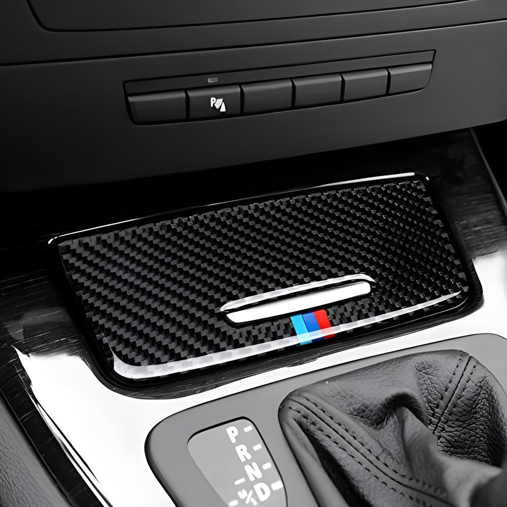 for BMW E90 E92 E93 2006 2007 2008 2009 2010 2011 Accessories Carbon Fiber Sticker Decal Car Storage Box Panel Trim-autoydsstore