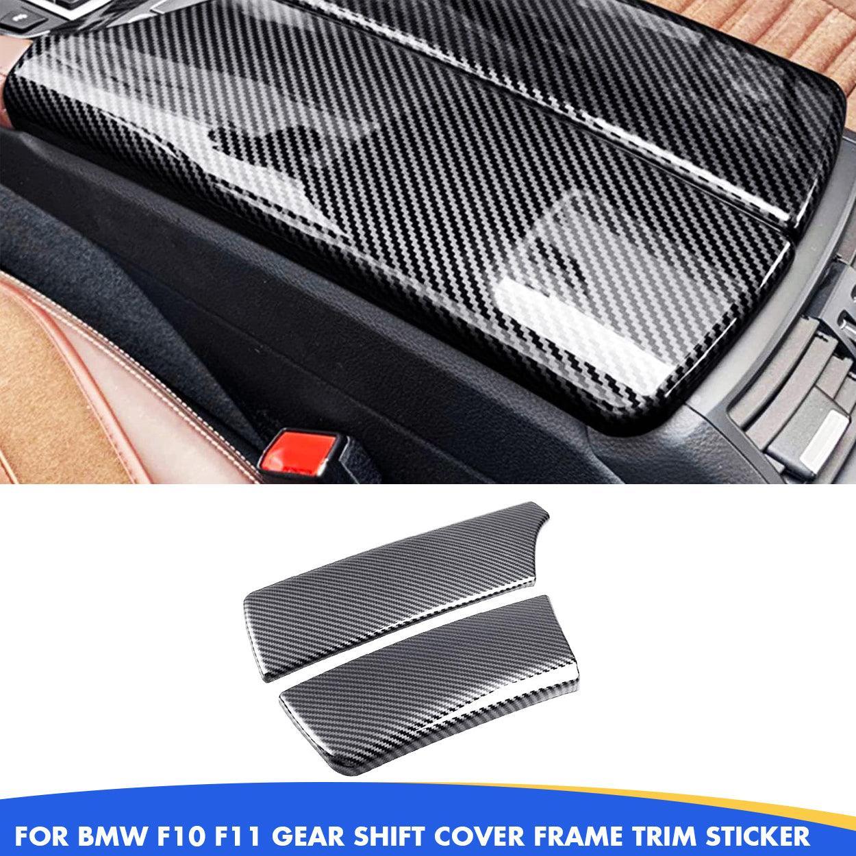 Car Interior Center Armrest Cover for BMW F10 F11 (2010-2017) Carbon Fiber Style Console Box-autoydsstore