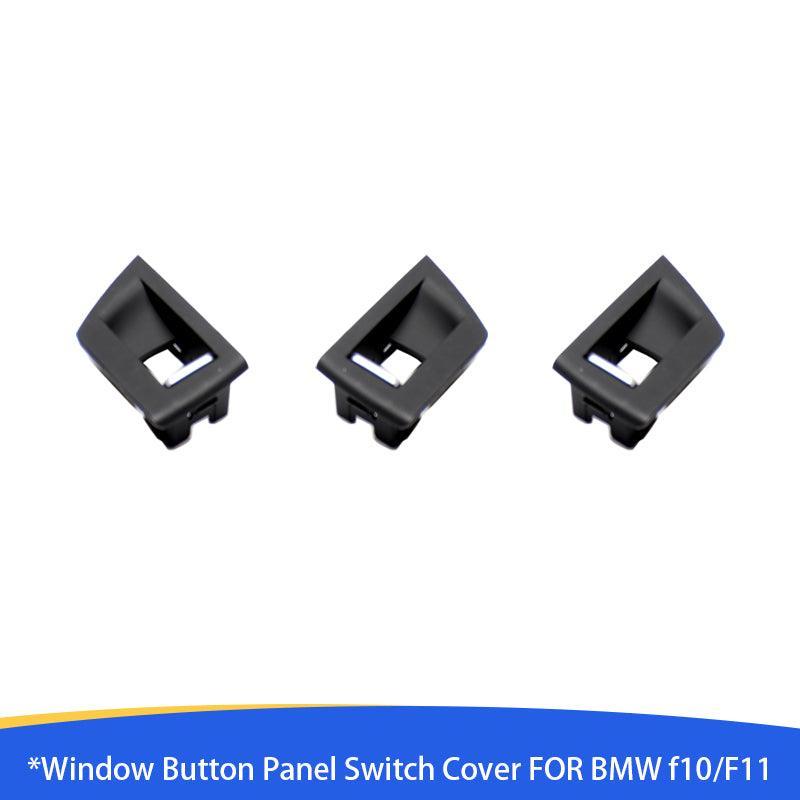 Suitable for BMW 5 Series left and right peptide F10 F11 lift window button panel switch cover trim black carbon fiber 520 525d-autoydsstore