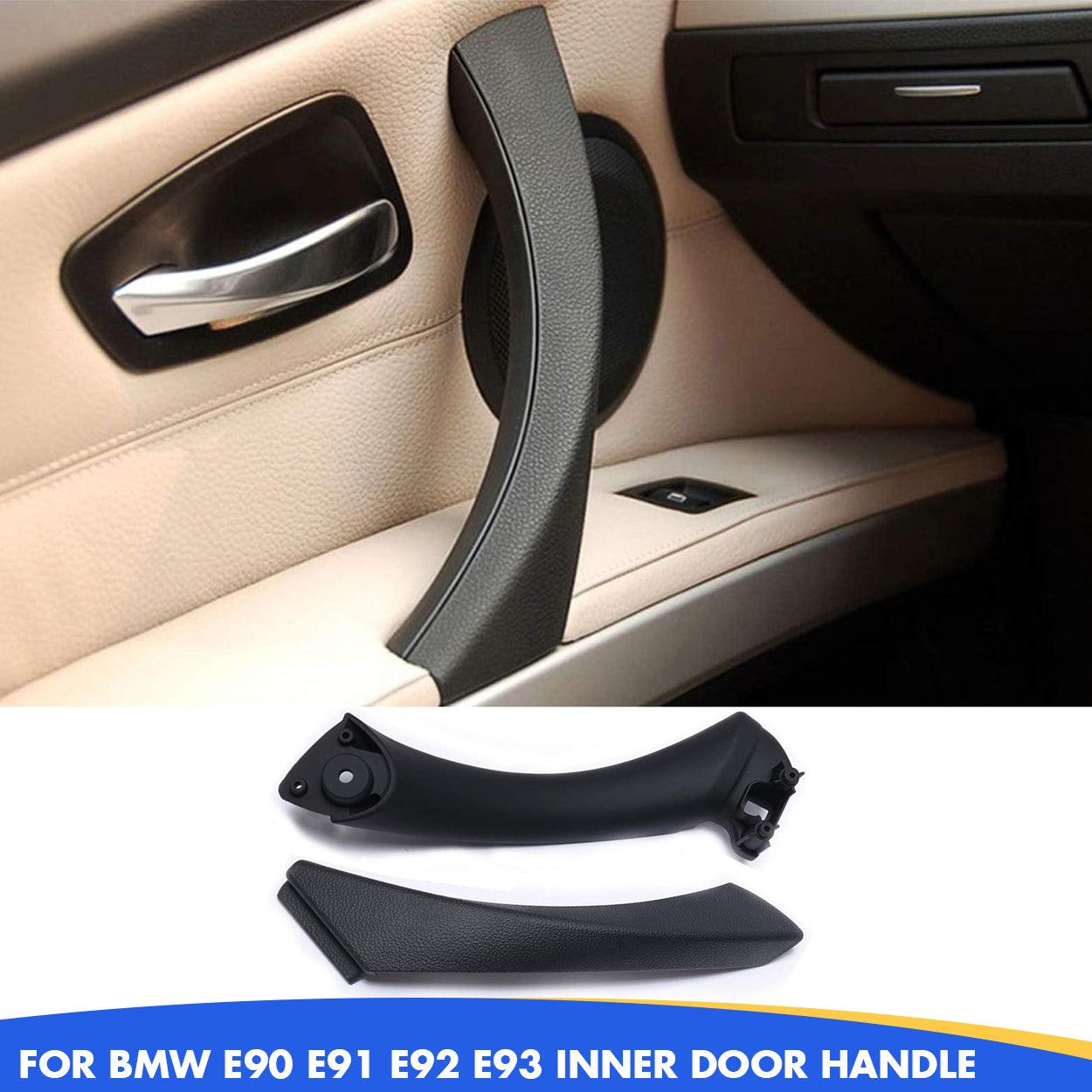 FOR BMW 3 Series E90/E91/E92/E93 2004-2011 Interior Door Handle Set – Left & Right Door Pull Handle Replacement for 318i. 320i. 323i. 325i. 328i. 330i. 335i-autoydsstore