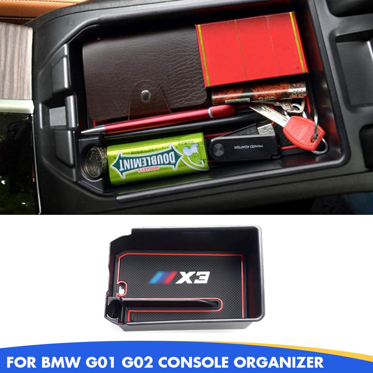 Compatible with BMW X3 G01 (2018-2024) & X4 G02 (2019-2024) | Custom Center Console Organizer