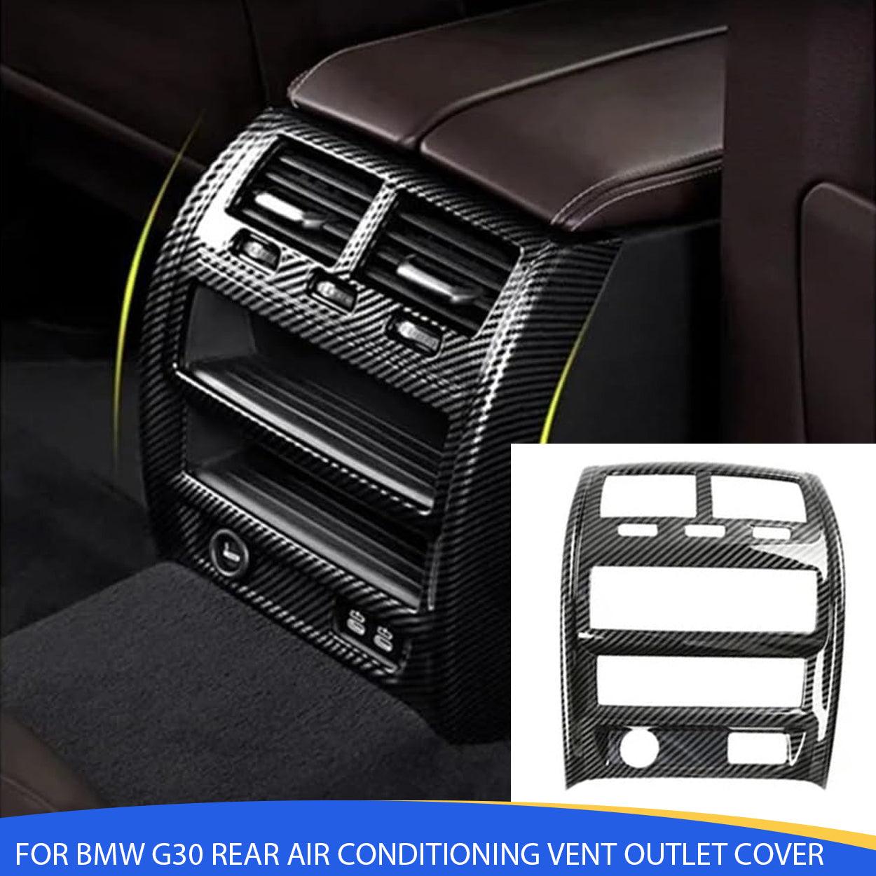 Compatible for BMW 5 Series G30 G38 (2018-2023) Rear Air Conditioning Vent Outlet Cover Trim Frame Sticker Accessory-autoydsstore