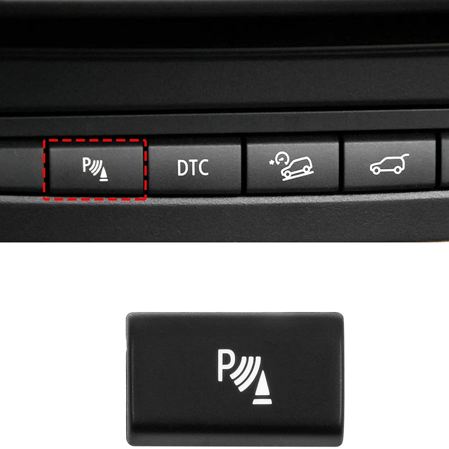 For BMW X5/X6 Parking Radar Sensor Button Covers Replacement | YDSSTORE