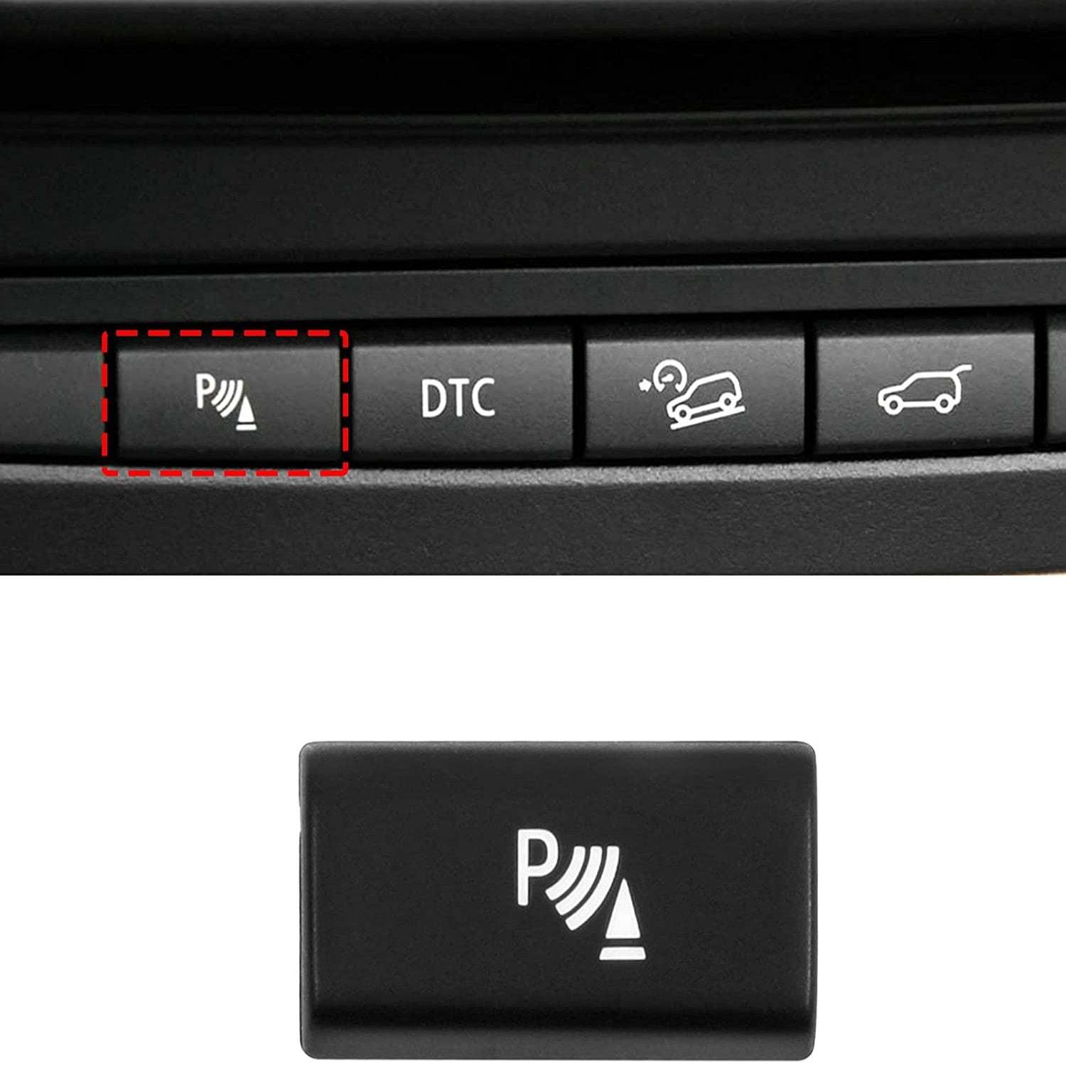 For BMW X5/X6 Parking Radar Sensor Button Covers Replacement | YDSSTORE