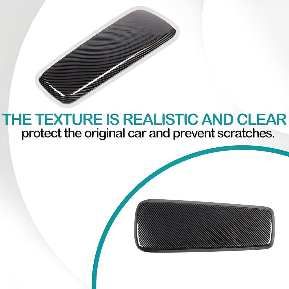 Center Console Protector Pad Automobile Waterproof Armrest Box Cover Compatible with BMW X1 U11 2023-2024 Car Armrest Box Panel Protect Trim Interior AccessoriesABS .Carbon Fiber Pattern-autoydsstore