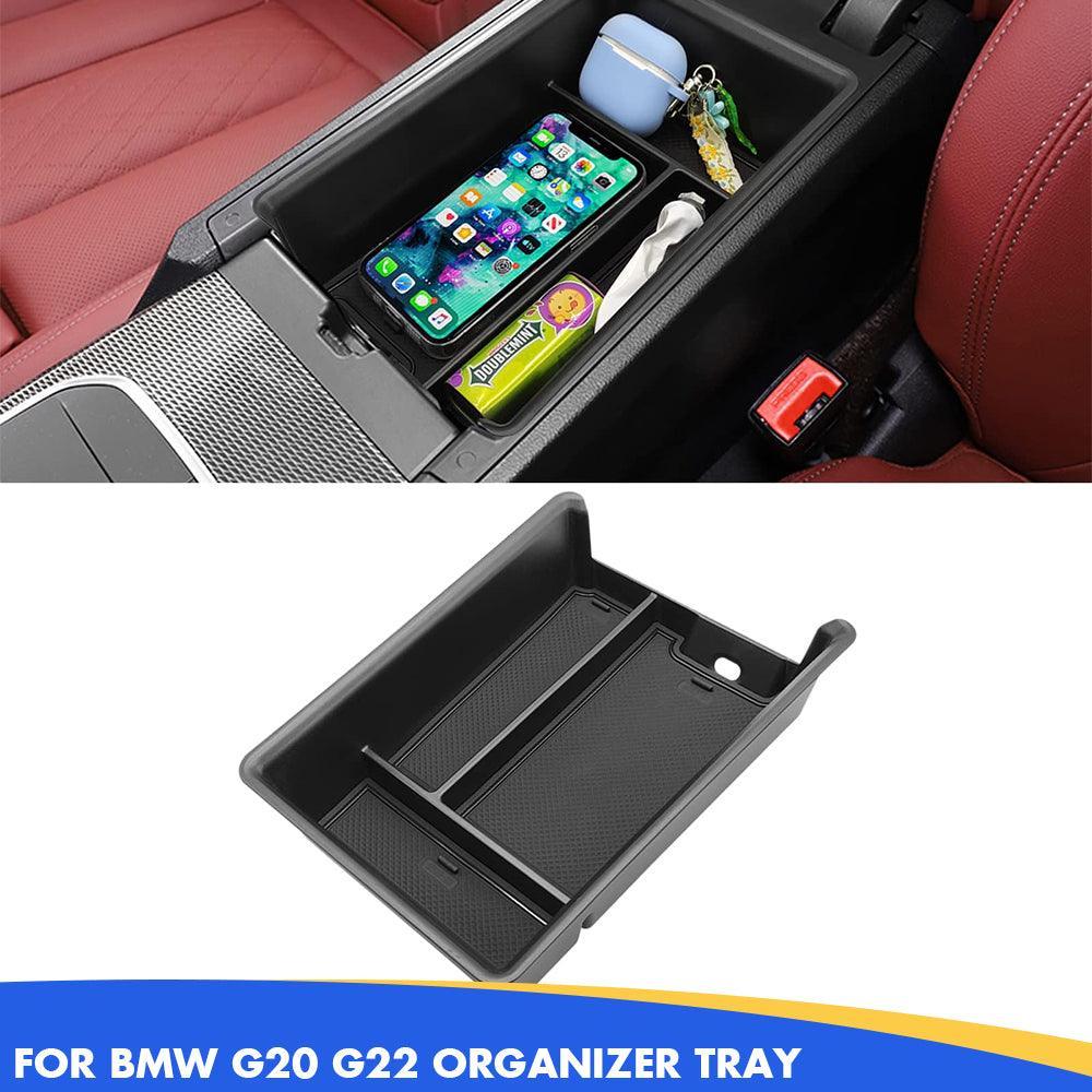 Compatible with BMW Center Console Organizer for 3 Series G20 (2019-2024). 4 Series G22/i4 G26 (2021-2024) - Console Storage Box for BMW 3/4 Series-autoydsstore