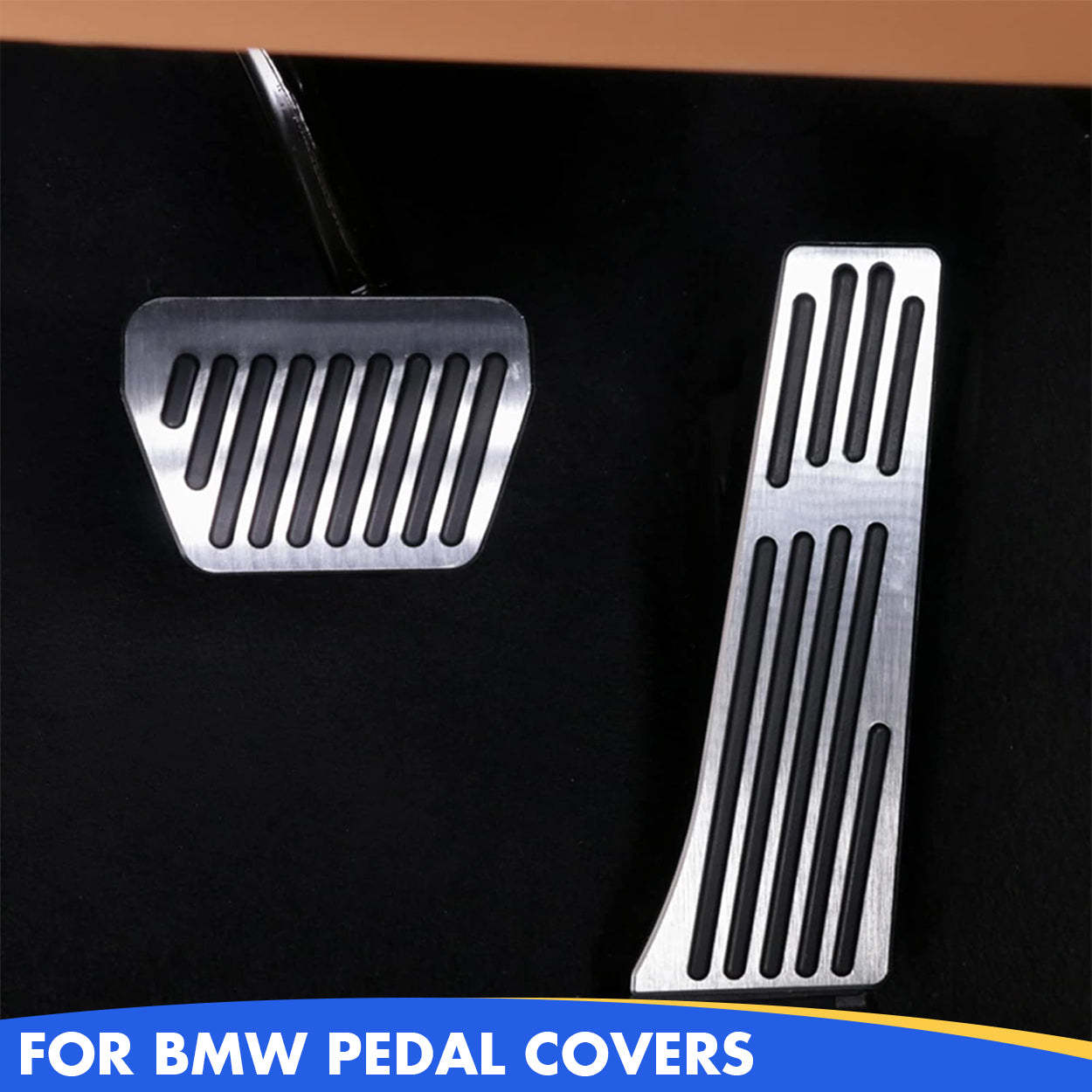 YDSSTORE  Compatible with BMW Pedal Covers. No Drill Break Pedal Cover Anti-Slip Gas (1' F20/2' F22/3' F30 G20/4' F32/5' G30/6' F12 G32/7' G11 G12/X3 G01/X4 G02/X5 F15 G05/X6 F16 G06/X7 G07)-autoydsstore