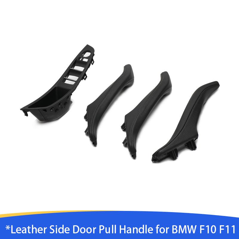Leather Side Door Pull Handle for BMW 5 Series.Left Right Side Passenger Inner Door Handle Replacement for BMW F10 F11 F18 520 523 525 528 530 535 2010-2016-autoydsstore