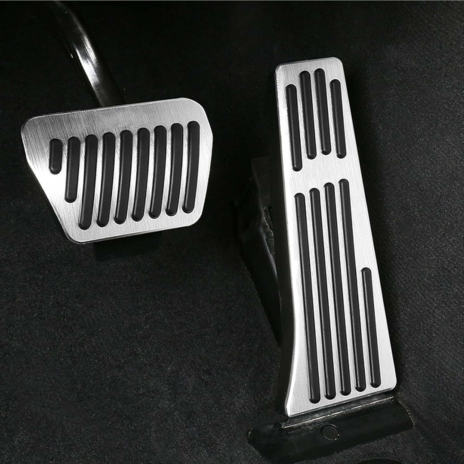 YDSSTORE  Compatible with BMW Pedal Covers. Anti-Slip No Drill Pedal Pads Compatible with BMW 3' E90 E91 E92 E93/5' F10 F11/6' F12 F13/7' F01 F02/X3 F25/X4 F26/X5 E70/X6 E71/Z4 E89-autoydsstore