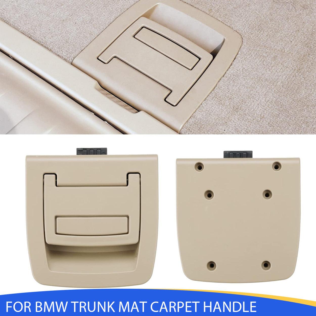 Compatible BMW Trunk Mat Carpet Handle for 5 Series E60/F07/F11 (2003-2016). X5 E70/F15 (2006-2018). X6 E71/F16 (2007-2019) – Rear Floor Carpet Handle Replacement (No Locking Function)-autoydsstore