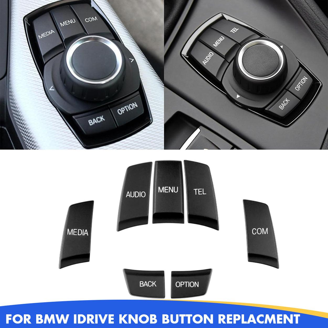 BMW iDrive Button Replacement Kit Multimedia Control Buttons for 1 Series F20 F21 2 Series F22 F23 3 Series F30 F31 F34 F80 4 Series F32 F33 F36 F82 X1 F48 X3 F25. X4 F26. X5 F15 X6 F16 (2012-2019)-autoydsstore