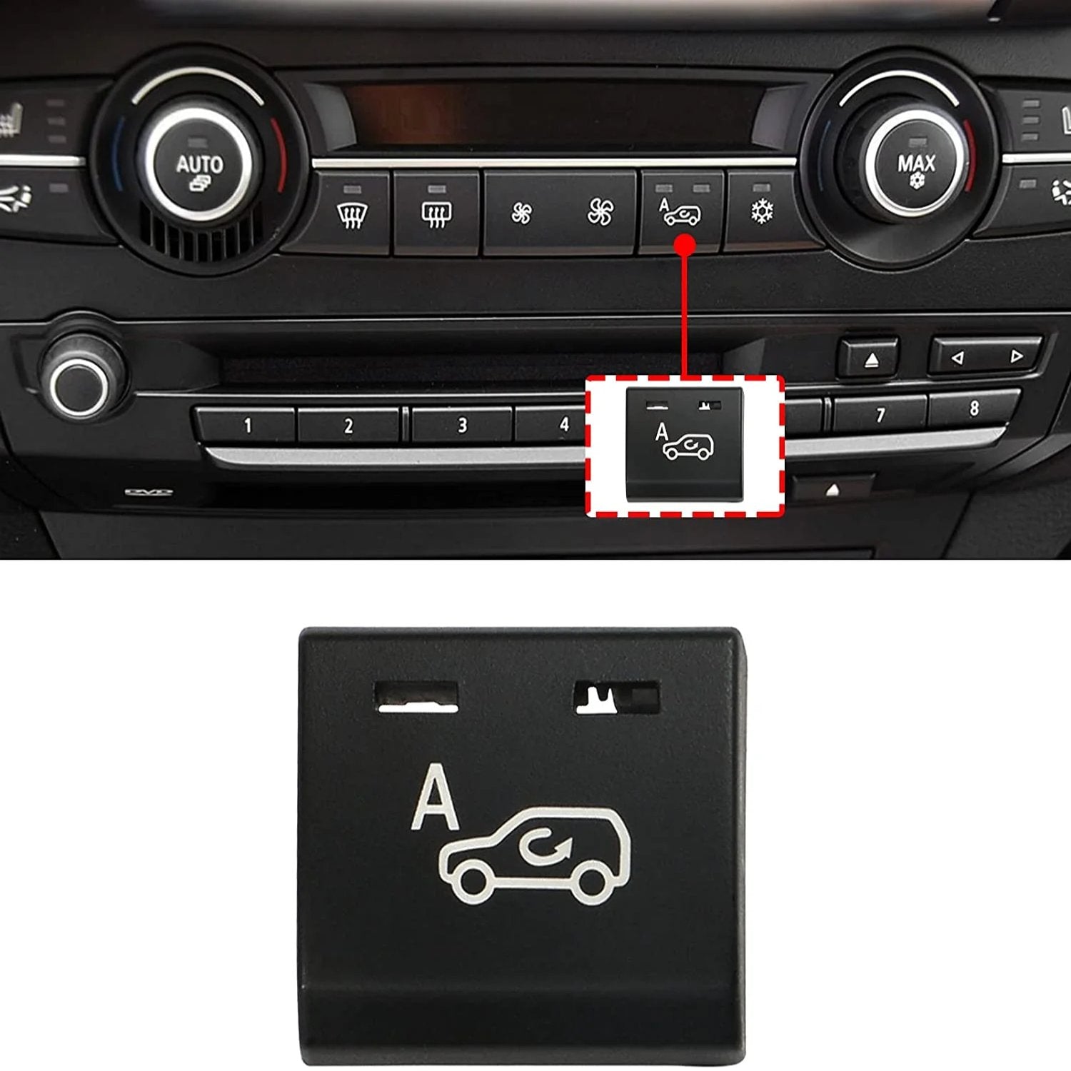 Upgraded For BMW X5/X6 Air Recirculation Button/Snowflake Button Covers | YDSSTORE