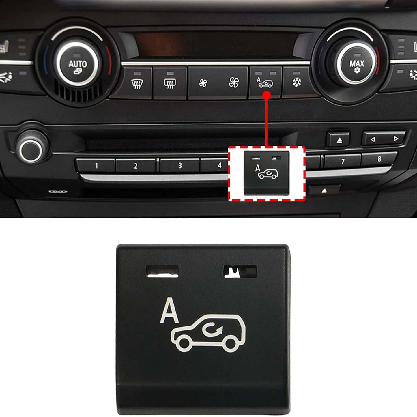 Upgraded For BMW X5/X6 Air Recirculation Button/Snowflake Button Covers | YDSSTORE