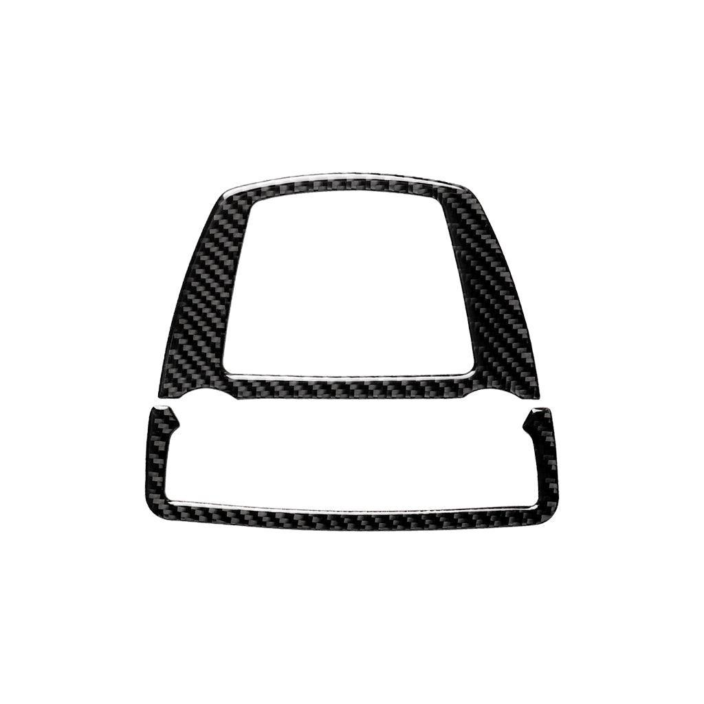 YDSSTORE Carbon Fiber Center Console Reading Lamp Light Panel Cover Trim for BMW 5 Series. X3 F25. X4 F26. F10. F11. 5GT F07. F13. F06. F01. F02. F03. F04 (2011-2017) - 2PCS Black Interior Upgrade-autoydsstore