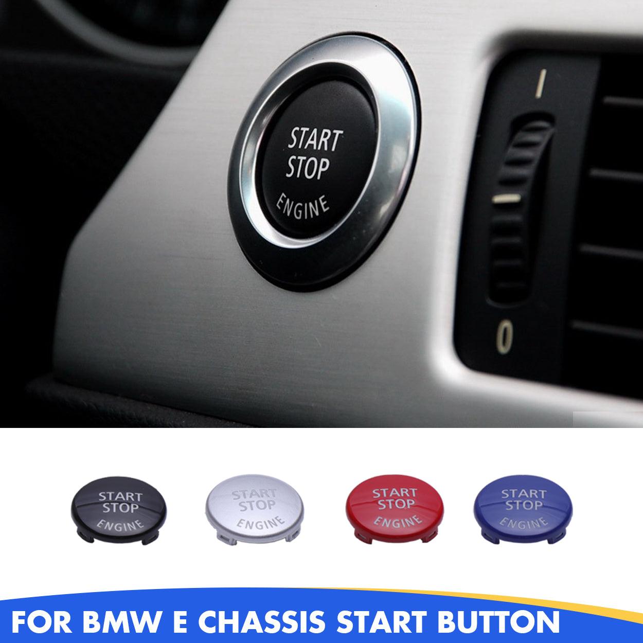 Sports Red Start Stop Button for BMW (1. 3. 5. 6 Series. X1. X3. X5. X6) - Compatible with E81. E90. E91. E60. E63. E84. E83. E70. E71 - Engine Ignition Switch Replacement-autoydsstore