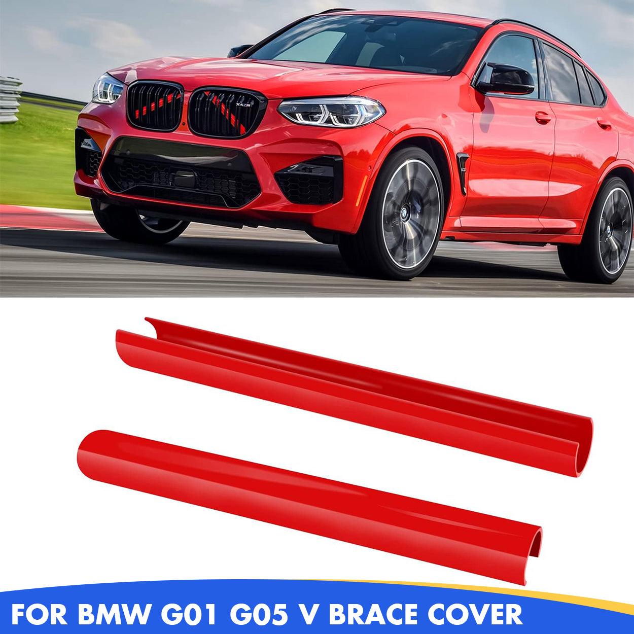Compatible with BMW V Brace Cover. Grille Inserts V Bar Brace Wrap Covers for BMW X3. X4. X5. X6. X7 (F25. G01. F26. G02. E70. F15. G05. E71. F16. G06. G07)-autoydsstore