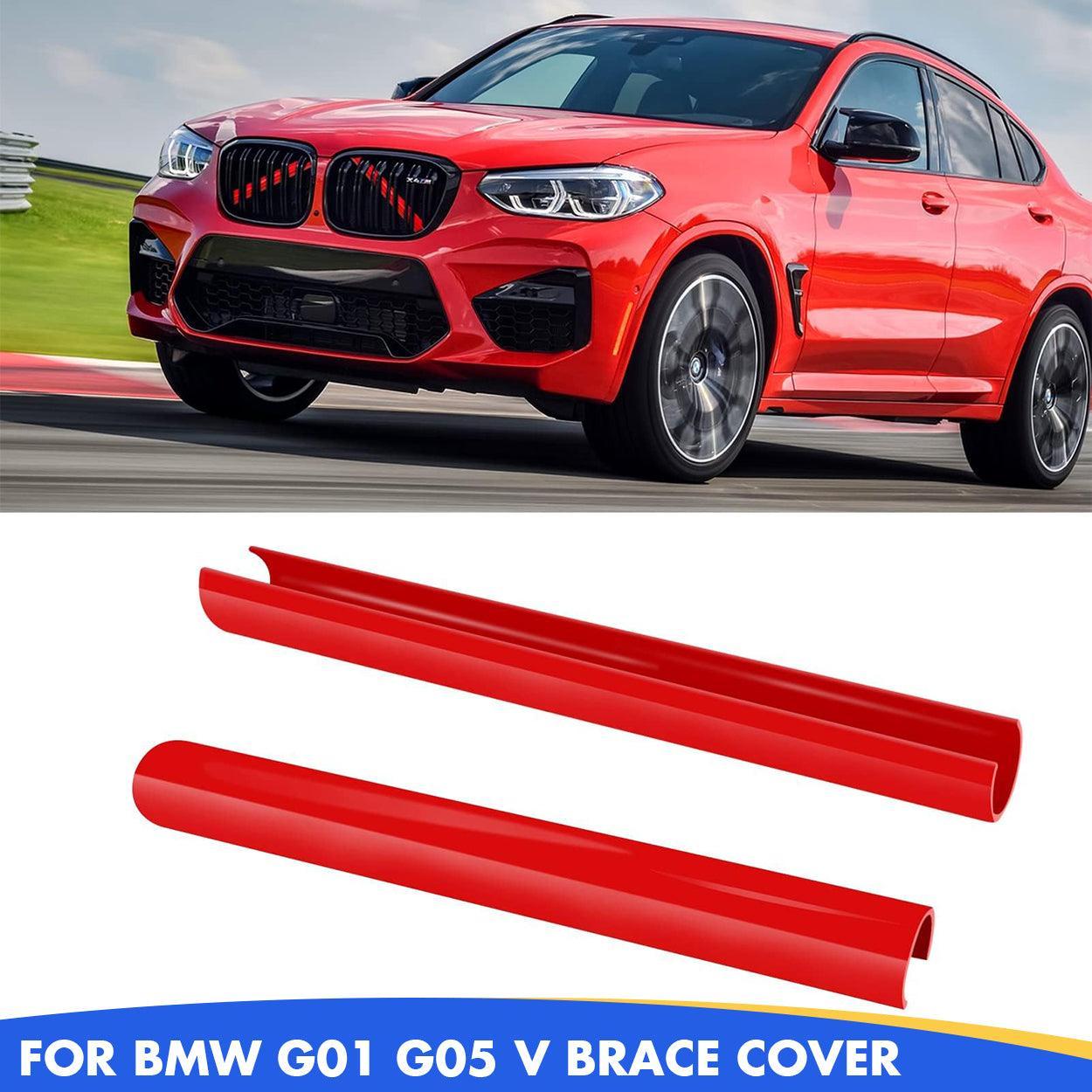 Compatible with BMW V Brace Cover. Grille Inserts V Bar Brace Wrap Covers for BMW X3. X4. X5. X6. X7 (F25. G01. F26. G02. E70. F15. G05. E71. F16. G06. G07)-autoydsstore