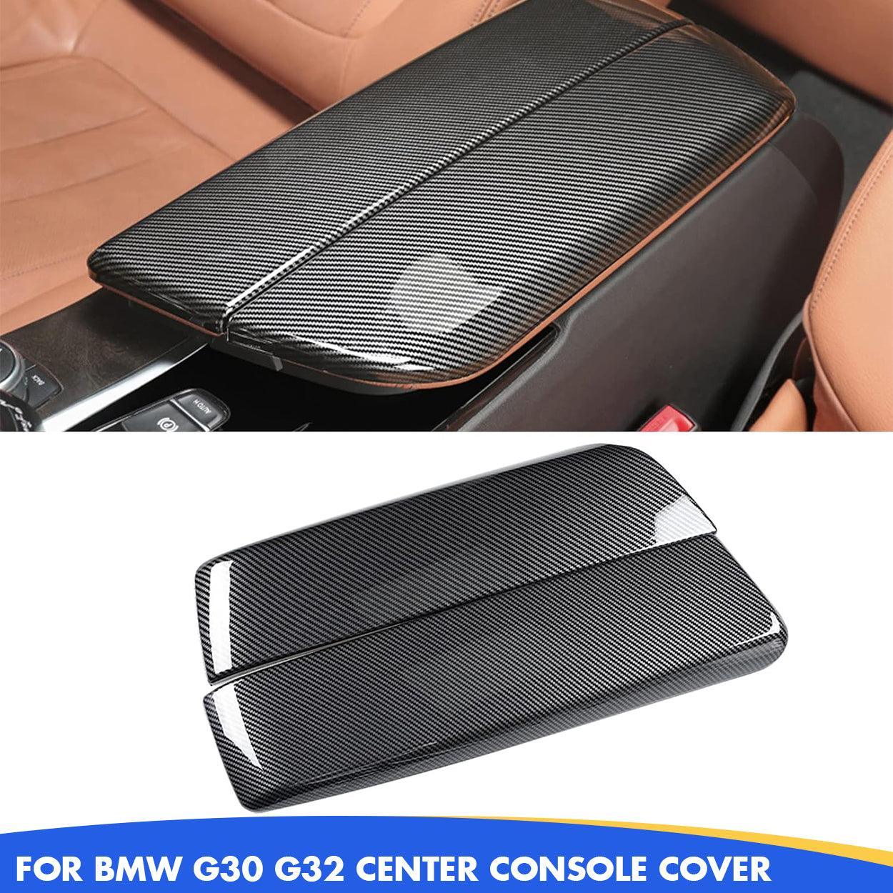 YDSSTORE Compatible with BMW Center Console Cover. for 2017-2023 BMW 5 Series Center Armrest Box Cover. 2021-2023 BMW 6 Series GT Carbon Fiber Armrest Cover-autoydsstore