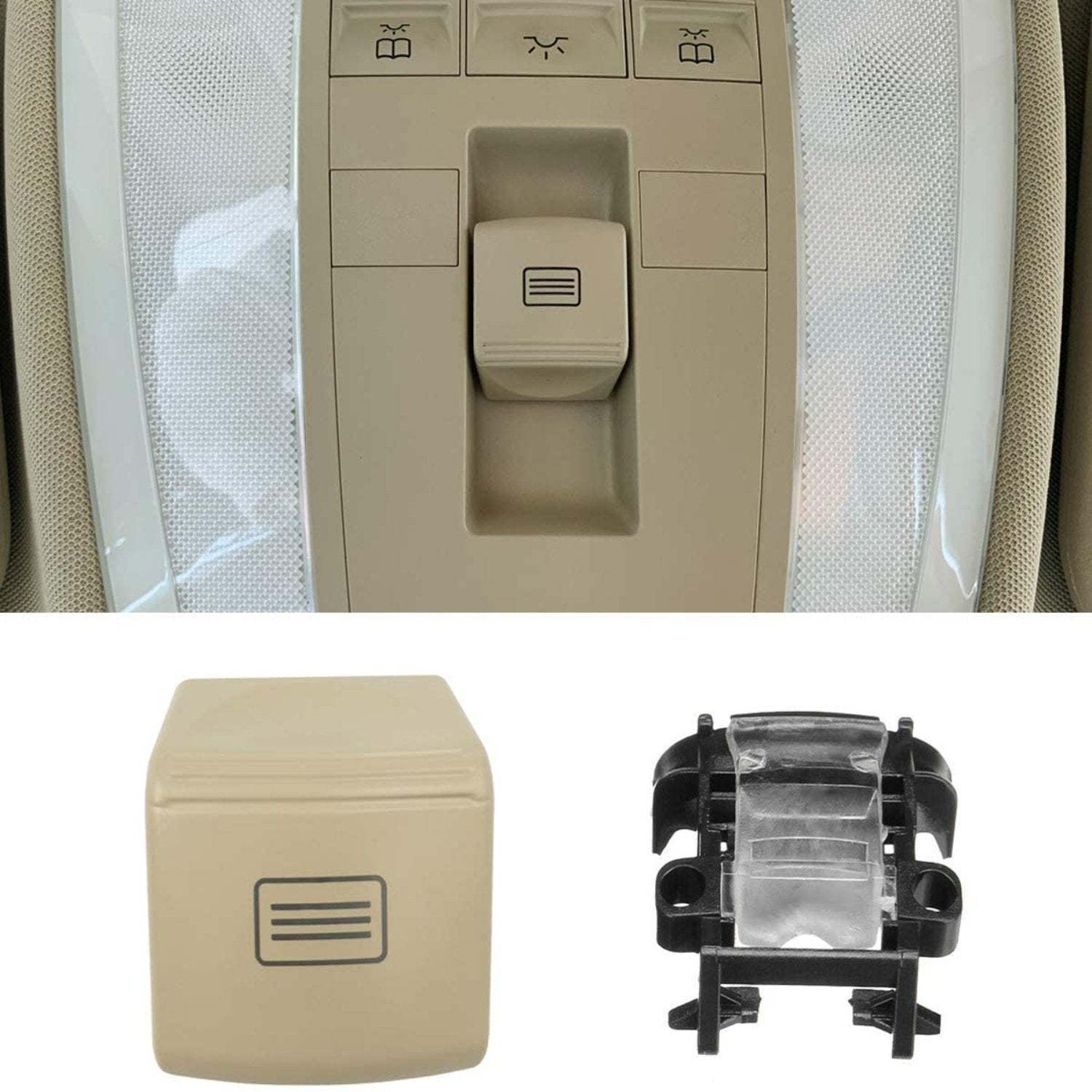 For Mercedes Benz Sunroof Power Window Switch Button Covers Replacement | YDSSTORE